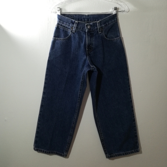 Levi's Dry Goods Two Horse Cropped  Jeans Size 8 - Picture 2 of 16